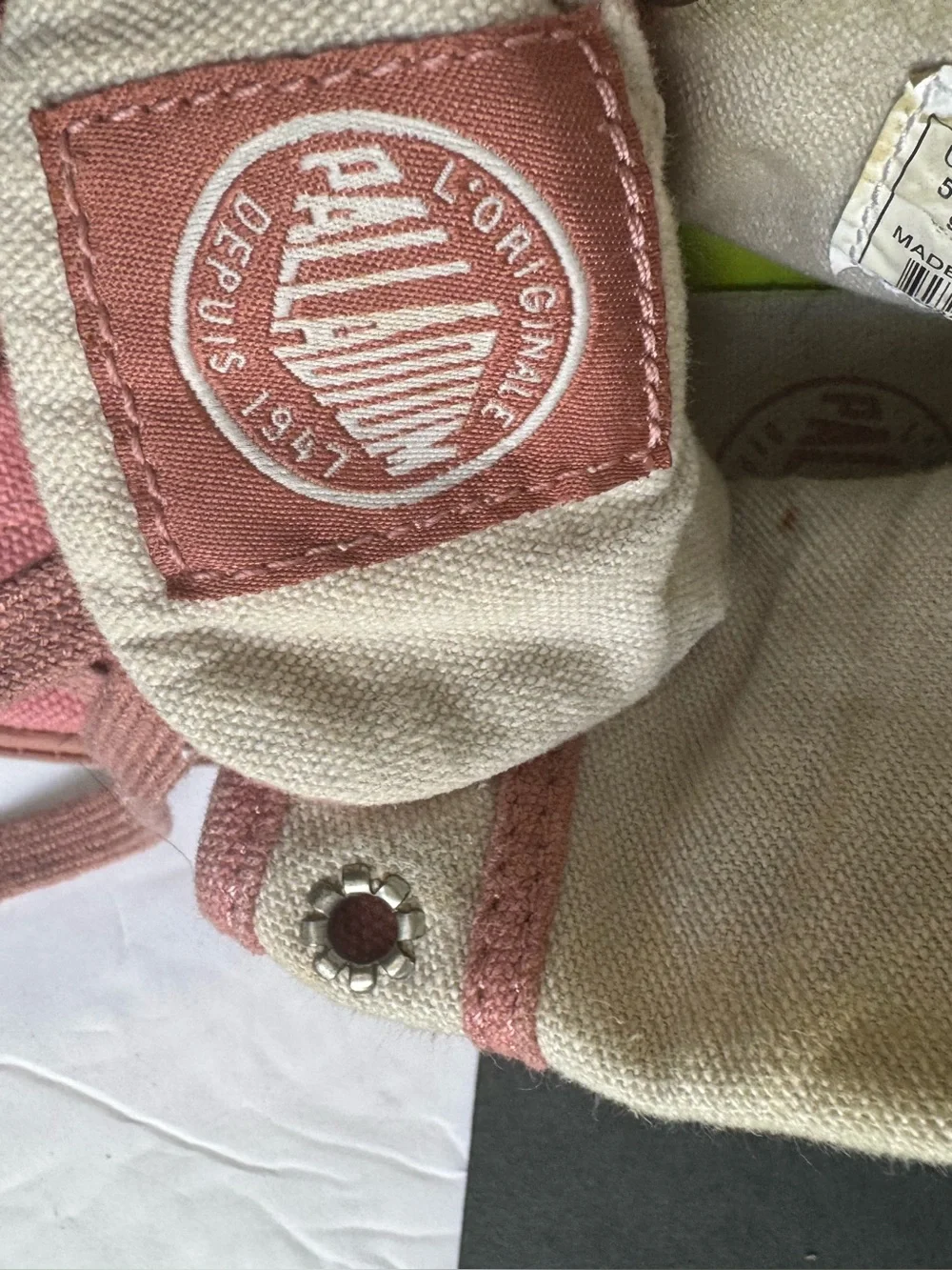 NWOT Palladium Distressed Baggy boots